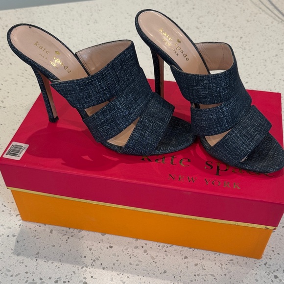 Kate Spade Navy Heeled Mules main image 1